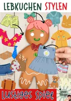 Vorschau - Spiele - Lustige Lebkuchen stylen - lustiges Spiel zu Weihnachten / Winter - Deckblatt