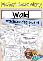 Vorschau - Arbeitsblätter - Wald (wachsende Materialsammlung) - Deckblatt
