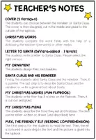Vista previa - Hojas de trabajo - CHRISTMAS - Lapbook (Reading, Writing, Vocabulary Work, ...) - página 2