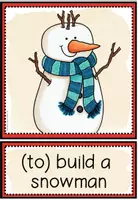 Vista previa - Tarjetas / Manipulativos - Christmas Time Activities - Picture + Word Cards - página 3
