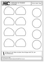 Vorschau - Mal- und Bastelvorlagen - Tieralphabet - M wie Maus - Seite 2