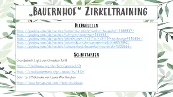 Vorschau - Arbeitsblätter - Zirkeltraining Bauernhof - Seite 2