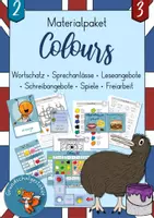Vorschau - Unterrichtsreihen - Colours Colors Materialpaket Freiarbeit Spiele - Deckblatt