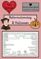 Vorschau - Arbeitsblätter - Reformationstag & Halloween - Deckblatt