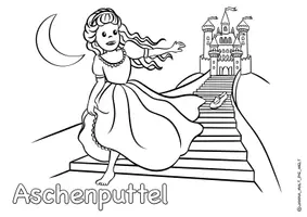 Vorschau - Arbeitsblätter - Ausmalbilder Malvorlagen "Märchen" / Märchen-Szenen - Seite 2