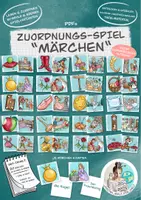 Vorschau - Arbeitsblätter - Zuordnungsspiel Lesespiel "Märchen" Symbole & Szenen (verschiedene Spielvarianten) - Deckblatt