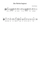 Vorschau - Text - Lied : Der Herbst beginnt - Seite 2