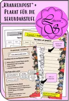 Vorschau - Anderer Materialtyp - Krankenpost für die Sekundarstufe - Deckblatt