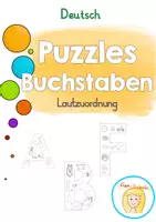 Vorschau - Spiele - Buchstabenpuzzles/Anlautbilder zu allen Buchstaben - Deckblatt
