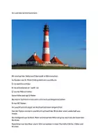 Vorschau - Fördermaterial/Inklusion - Der Leuchtturm von Westerhever leichte Sprache - Deckblatt