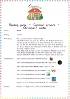 Vorschau - Spiele - Christmas & Winter: Reading Game (Tafelbild) - Englisch - Kl. 3/4 - Seite 1