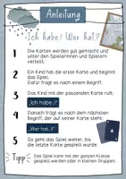 Vorschau - Stationenlernen - Wetter - Ich habe...? Wer hat...? - Wetterphänomene Lernspiel - Seite 1
