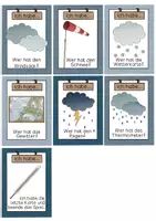 Vorschau - Stationenlernen - Wetter - Ich habe...? Wer hat...? - Wetterphänomene Lernspiel - Seite 3