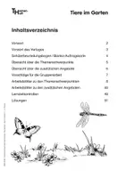 Vorschau - Unterrichtsreihen - Themenheft Tiere im Garten (1./2. Klasse, dreifach differenziert) - Seite 3