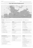 Vorschau - Arbeitsblätter - Deutsche Küste: Kartenarbeit Norddeutschland (inkl. Lösung) - Seite 3