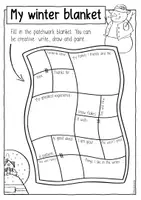 Vorschau - Arbeitsblätter - My creative winter blanket - Englischunterricht - Seite 1