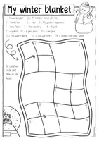 Vorschau - Arbeitsblätter - My creative winter blanket - Englischunterricht - Seite 2