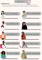 Vorschau - Arbeitsblätter - Sprechübung les chiffres 0-20 - Deckblatt