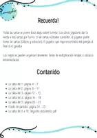 Vista previa - Juegos / Gamificación - Tablas de multiplicar: Recuerda (pociones) - página 1