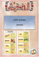 Vorschau - Spiele - ENGLISCH Farm domino Spiel - Deckblatt