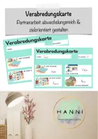 Vorschau - Poster - Verabredungskarten kooperatives Lernen Partnerarbeit - Deckblatt