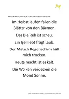 Vorschau - Arbeitsblätter - Deutsch 1. + 2. Klasse Lesen Leseübungen 3 - Seite 2