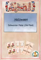 Vorschau - Spiele - ENGLISCH Spiel Halloween Old Maid Schwarzer Peter - Deckblatt