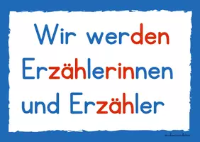 Vorschau - Stundenentwürfe - Materialpaket Erzählen mit Unterrichtsentwurf - Seite 1
