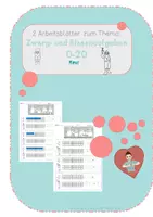 Vorschau - Arbeitsblätter - Materialpaket - Subtraktion im Zahlenraum 20 - Gebärdensprache - Seite 1