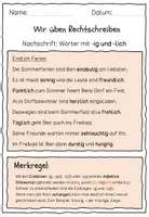 Vorschau - Unterrichtsreihen - Rechtschreibung / LERNWÖRTER Adjektive / Deutsch / Diktat / Stationenlernen / FRESCH - Seite 3