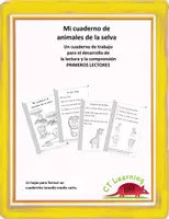 Vista previa - Hojas de trabajo - Mi cuaderno de animales de la selva - Portada