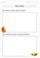 Vorschau - Arbeitsblätter - Der Kürbis: Lerntheke - Arbeitsblätter - Poster - Sachtexte - Gitterrätsel - Bildkarten - Seite 2
