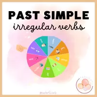 Vista previa - Juegos / Gamificación - 3 RULETAS INTERACTIVAS EDITABLES - IRREGULAR VERBS Past Simple - página 1
