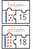Vorschau - Spiele - Zahlenpuzzle Zahlenraum 100: Zahlbildung (Dines-Material) - Seite 2