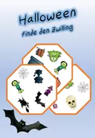 Vorschau - Spiele - Wortschatzspiel Halloween: Finde den Zwilling | Fremdsprachen | DaF/DaZ | Grundschule - Deckblatt