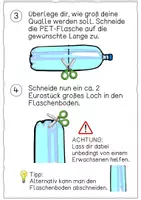 Vorschau - Mal- und Bastelvorlagen - Bastelanleitung: Upcycling Laterne - Qualle - Seite 3
