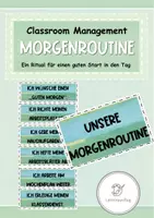 Vorschau - Poster - Ablauf unserer Morgenroutine bzw. unserem Morgenritual - Deckblatt