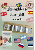 Vorschau - Mal- und Bastelvorlagen - Weihnachten in aller Welt- Leporello - Deckblatt