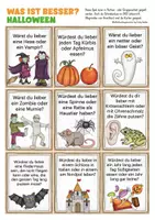 Aperçu - Apprentissages en autonomie - Halloween Sprechen / Halloween cartes de conversation en Allemand - Page 2