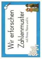 Vorschau - Präsentationen/Tafelbilder - Zahlenmuster Anna-, Nana- und Iri-Zahlen- Transparenz - Seite 1