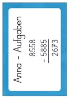 Vorschau - Merkblätter - Zahlenmuster Anna-, Nana- und Iri-Zahlen - Wortspeicher - Seite 3