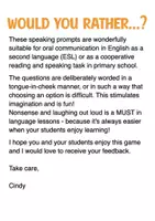Aperçu - Jeux - autumn / fall - Would you rather...? game English / Anglais - Page 1