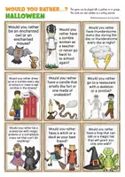 Vorschau - Spiele - Halloween - Would you rather...? game Englisch Spiel - Seite 3