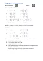 Vorschau - Arbeitsblätter - Analytische Geometrie - Übungsaufgaben Schnittwinkel - Deckblatt