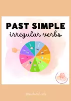 Vista previa - Juegos / Gamificación - 3 RULETAS INTERACTIVAS EDITABLES - IRREGULAR VERBS Past Simple - Portada