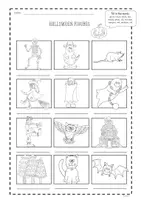 Vorschau - Arbeitsblätter - Englisch Arbeitsblätter "Halloween Figures" - Seite 2