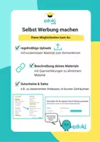 Vorschau - Merkblätter - Wie du selbst Werbung machen kannst - Seite 1