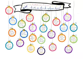 Vorschau - Poster - Sozialer Adventskalender zum Ausdrucken - Deckblatt