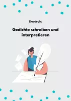 Vorschau - Arbeitsblätter - Gedichte schreiben und interpretieren (Gedichtanalyse) - Deckblatt