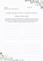 Vorschau - Arbeitsblätter - Gedichte schreiben und interpretieren (Gedichtanalyse) - Seite 3